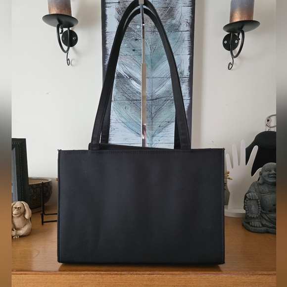 Kate Spade Vintage Sam Back. Black Nylon. EUC - Picture 2 of 8